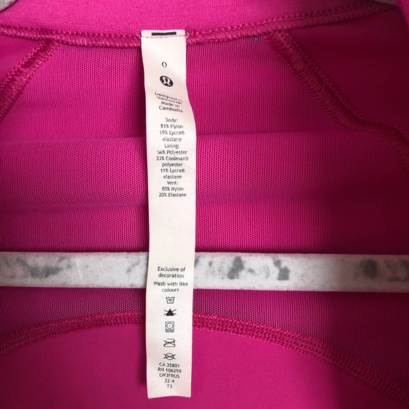 Lululemon Cropped Define Jacket Nulu Sonic Pink 0 - Picture 4 of 10
